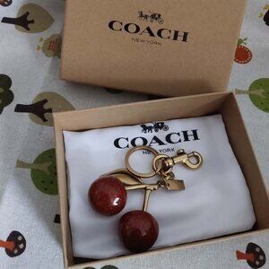 Coach Cherry Bag Charm & Keychain